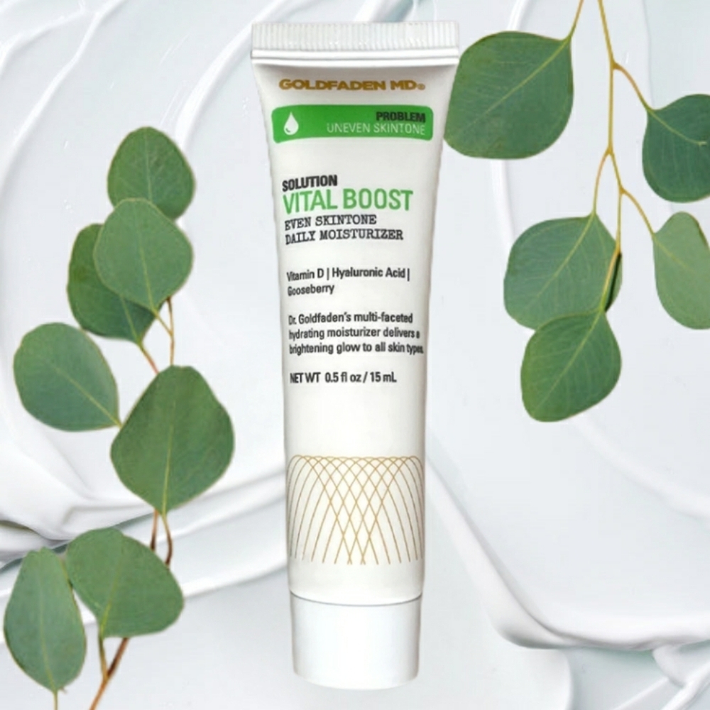 Goldfaden MD Travel Size Vital Boost Even Skin Tone Daily Moisturizer 15mL *NEW